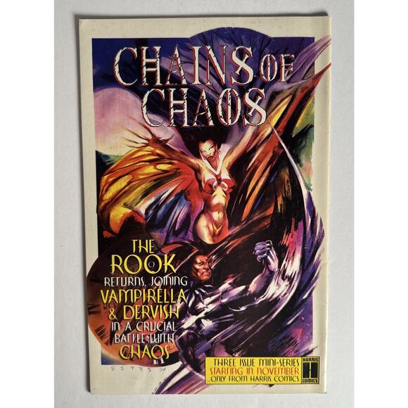 VENGEANCE OF VAMPIRELLA #6 1994,SNIEGOSKI CHO NICHOLS, BONUS PHOTO CENTERFOLD - Picture 2 of 6